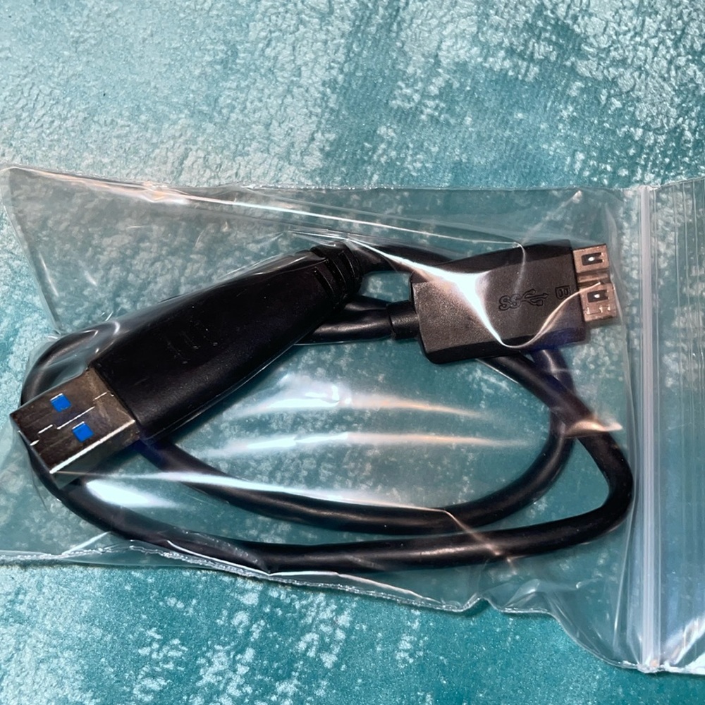 USB external SATA SSD drive cable